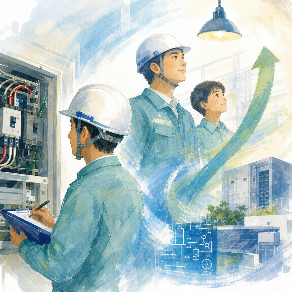 株式会社三栄電工の電気設備工事は施工後の保守記録で技術者が育つ