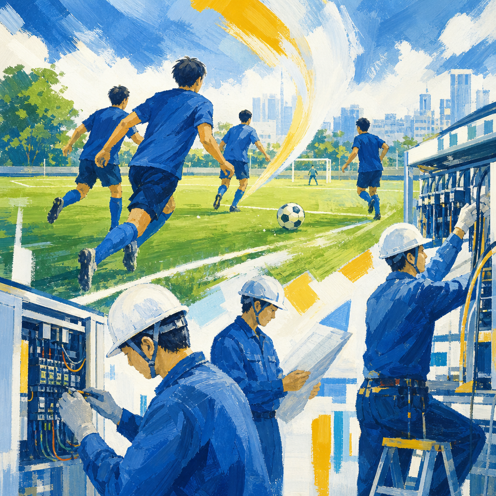 サッカー日本代表に学ぶ株式会社三栄電工で育つ現場力