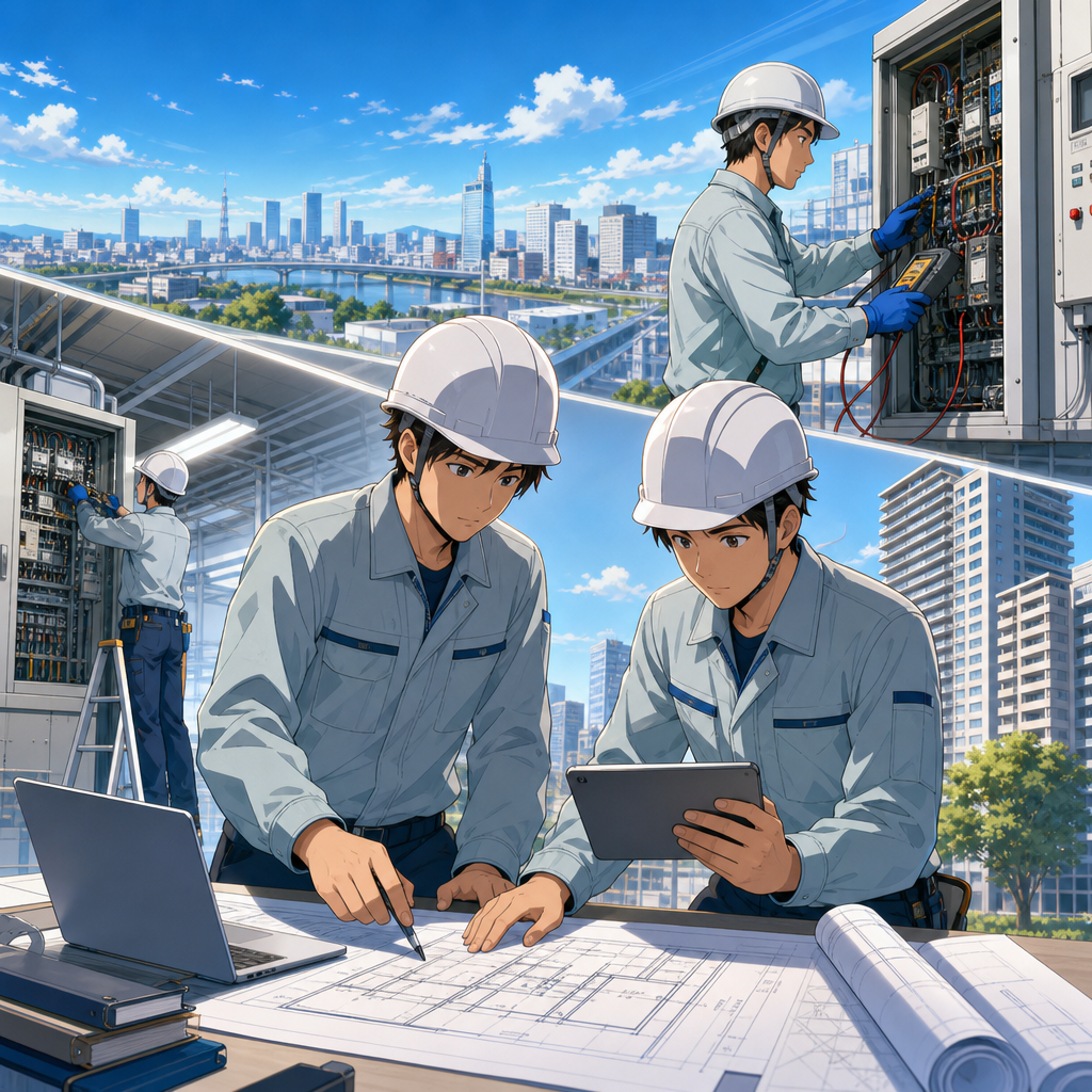 株式会社三栄電工で育つ設計施工保守の対応力