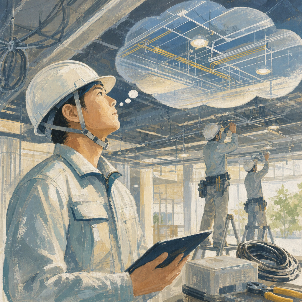 電気設備工事で磨く先読み力、株式会社三栄電工の現場